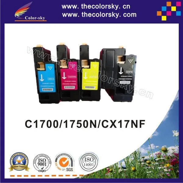 

(TCE-1700) toner laser cartridge for EPSON C1700 C1750N CX17NF C13S050611 C13S050612 C13S050613 C13S050614 kcmy 2k/1.4k