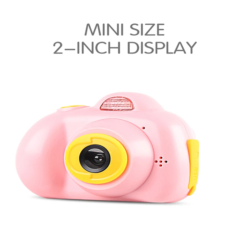 

Mini Kids Camera Multi-language Function Puzzle Game Life Record Electronic Camera Educational Toy Children's Birthday Gif