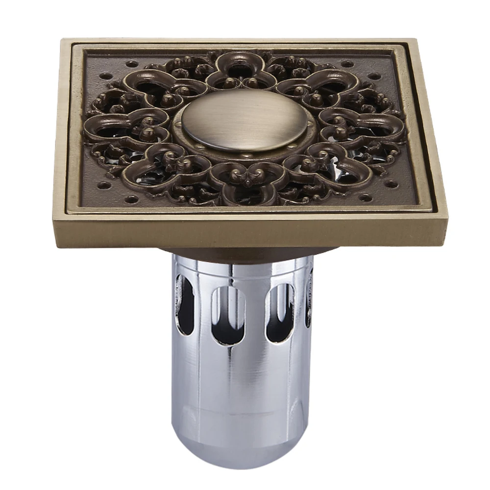 

A1 All copper deodorant stainless steel floor drain screen washing machine floor drain LU52511