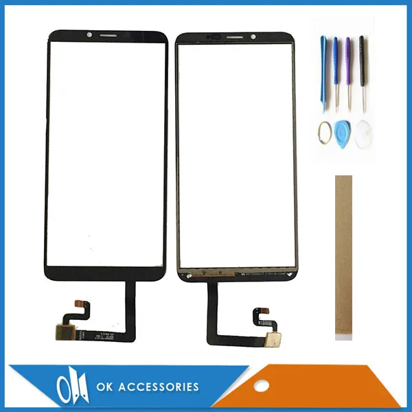 

All New 5.93 Inch For Cubot X19 Touch Screen Glass Digitizer Glass Sensor Black Color With Tools Tape
