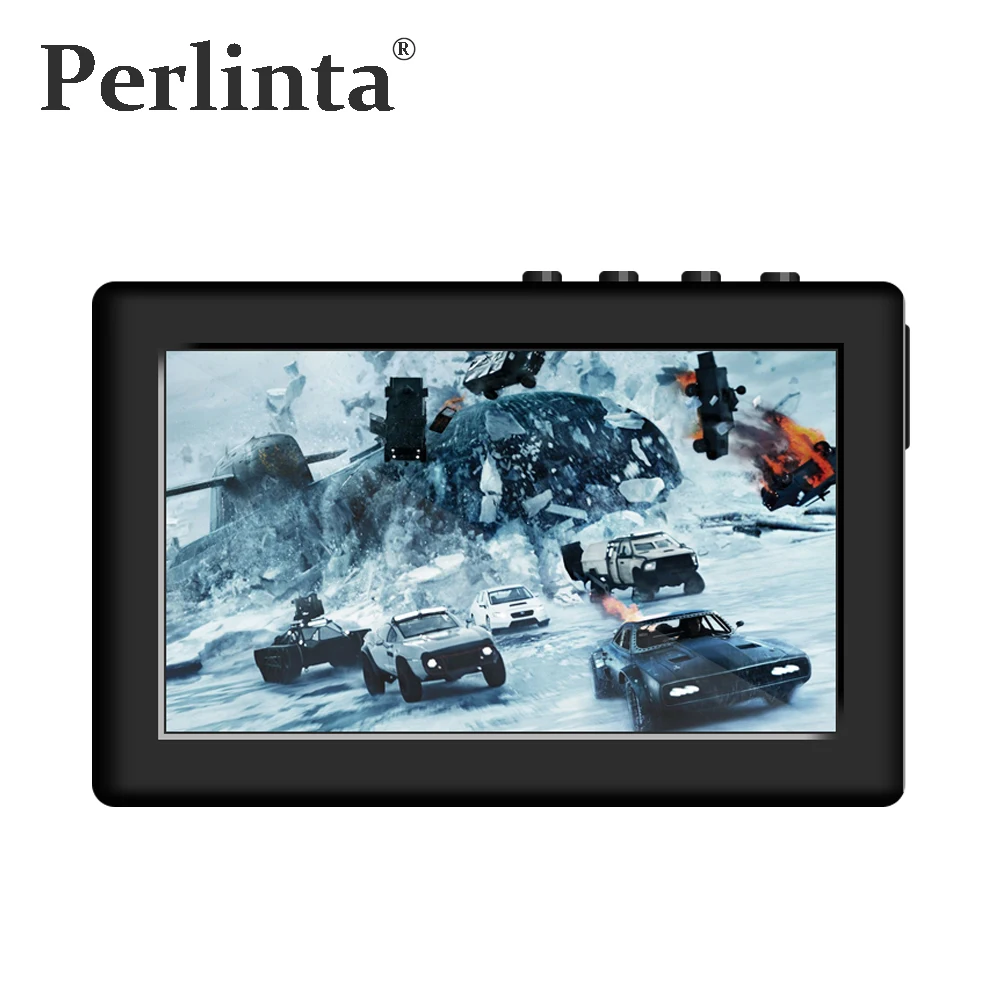 Perlinta MP3 MP4 MP5 видеоплеер, 8 Гб встроенной памяти, 4,3 дюймовый резистивный сенсорный экран и кнопка двойного управления музыкальным плеером