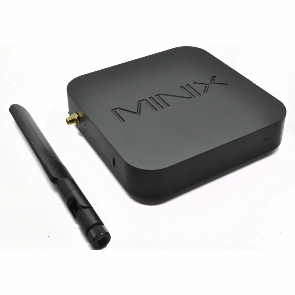Wechip Minix NEO Z83-4 Smart tv Box Gigabit 802.11AC двухдиапазонный wifi BT4.2 4G+ 32G официальный Windows10 Вишневый безвентиляторный Atom tv Box