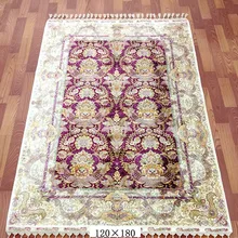 4'x6' шелковый ковер ручной работы Лидер продаж коврики на продажу шелковый ковер с восточным рисунком мягкие ковры