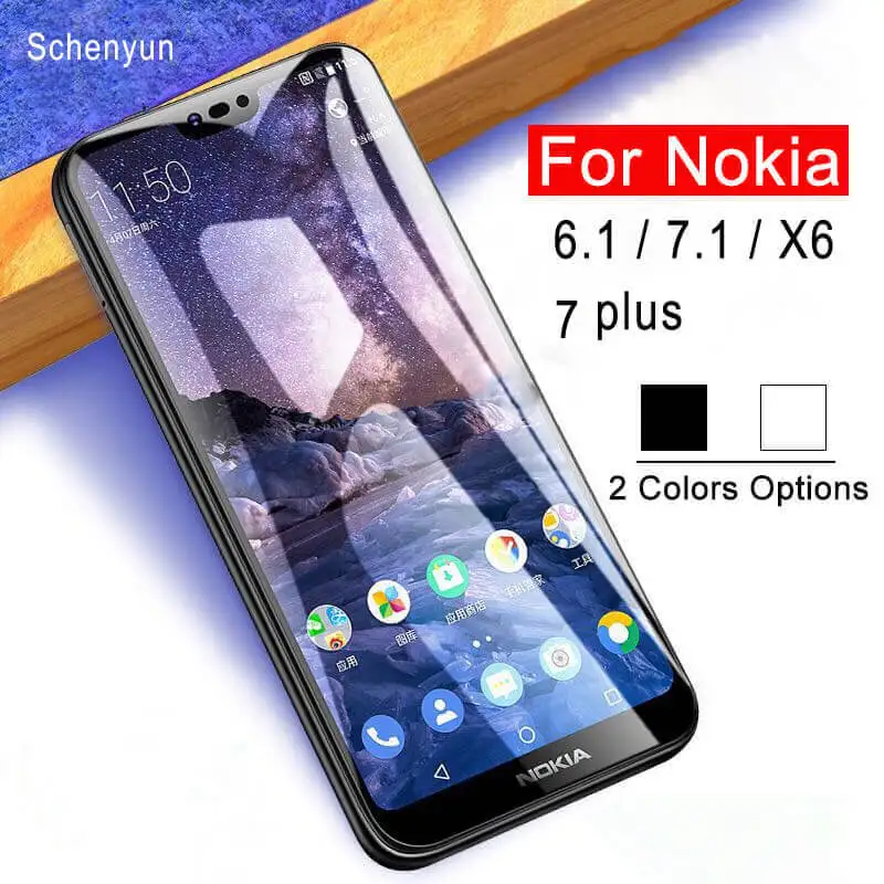 

2pcs Screen Protector For NOKIA 6.1 plus 7.1 5.1 3.1 5.1 2.1 8 7 6 5 3 2018 Soft Flexible Not Tempered glass For NOKIA x6 film