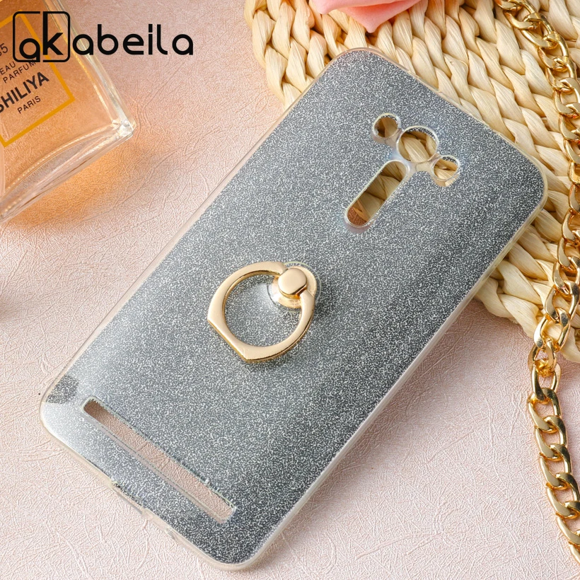 

AKABEILA Phone Cover Case For Asus Zenfone 2 Laser ZE500KL Z00ED Z00RD Z00ED ZE500KG 5.0 inch Case Glitter Silicone Cover