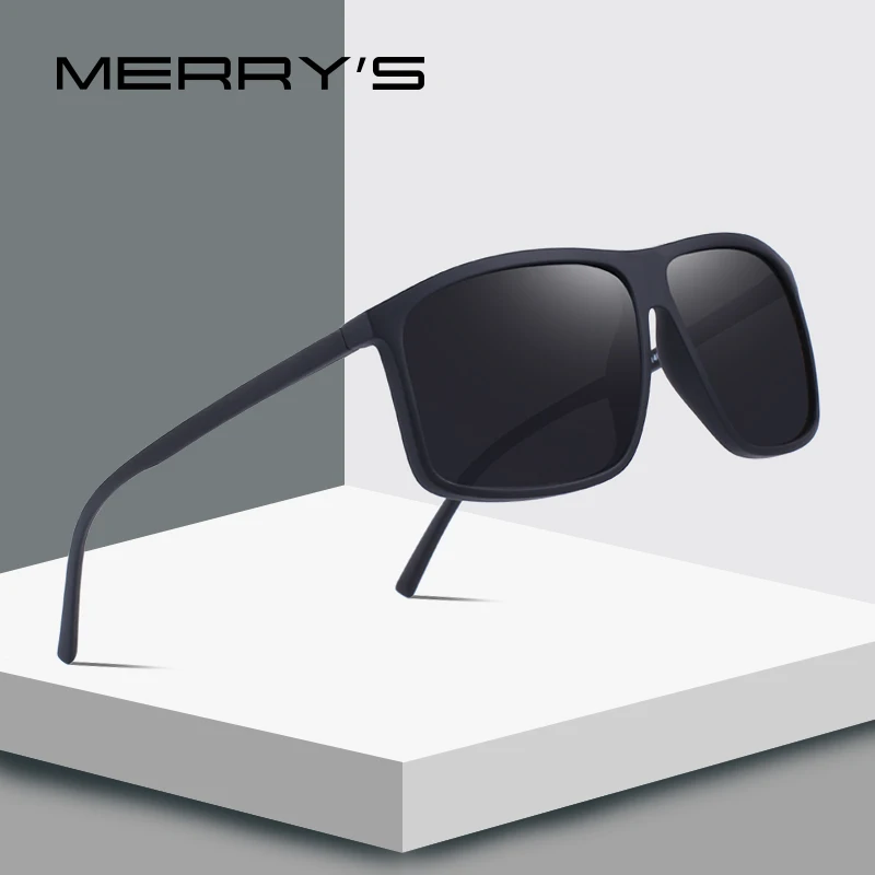 Merry's Дизайнерские мужские классические Поляризованные солнцезащитные очки для вождения, рыбалки, спорта на открытом воздухе, ультра-светильник, серия, защита от ультрафиолета S'8511