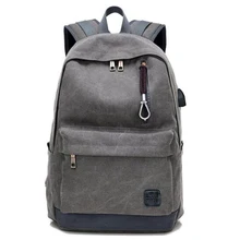Для мужчин Для женщин рюкзак зарядка через usb наушников отверстий рюкзак для подростков для взрослых офиса ноутбук Ipad Рюкзак mochila рюкзак
