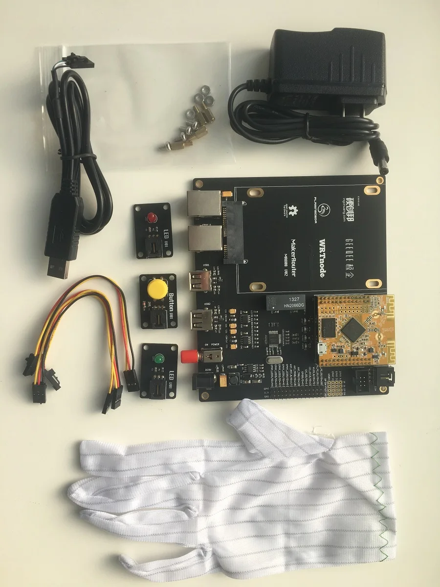 

Openwrt router teaching kit, development board, evaluation board source, including hard disk interface
