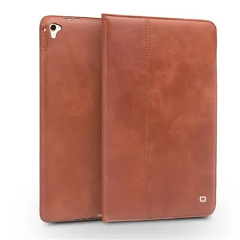 

QIALINO Genuine Leather Case for iPad Pro 9.7 Flip Stents Dormancy Stand Cover Card Slot case compatible for iPad air2