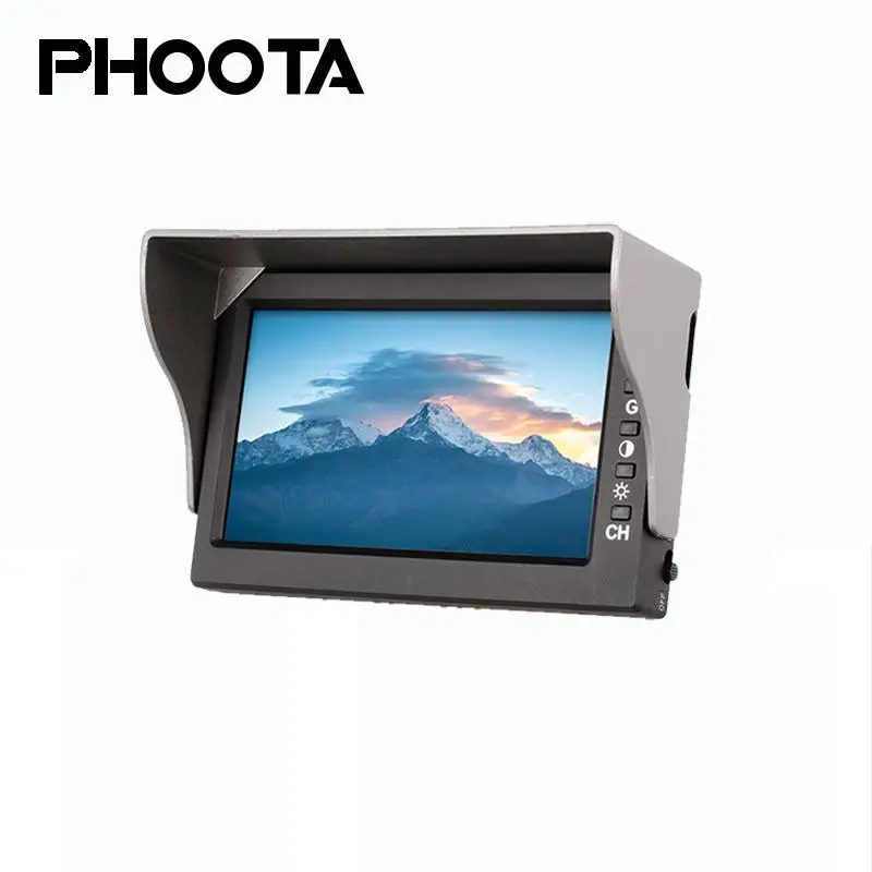 

Drone Monitor Display Screen Durable Drone Aircraft Monitor 5.8G RC Brushless Quadcopter Monitor for MJX G3 Bugs 6 Bugs 8