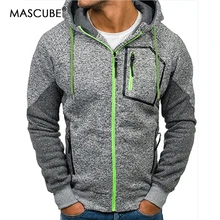 Бренд MASCUBE мужские комплекты кардиган на молнии с капюшоном мужской модный спортивный костюм мужской свитшот Толстовка Мужская s назначение Тур 3XL
