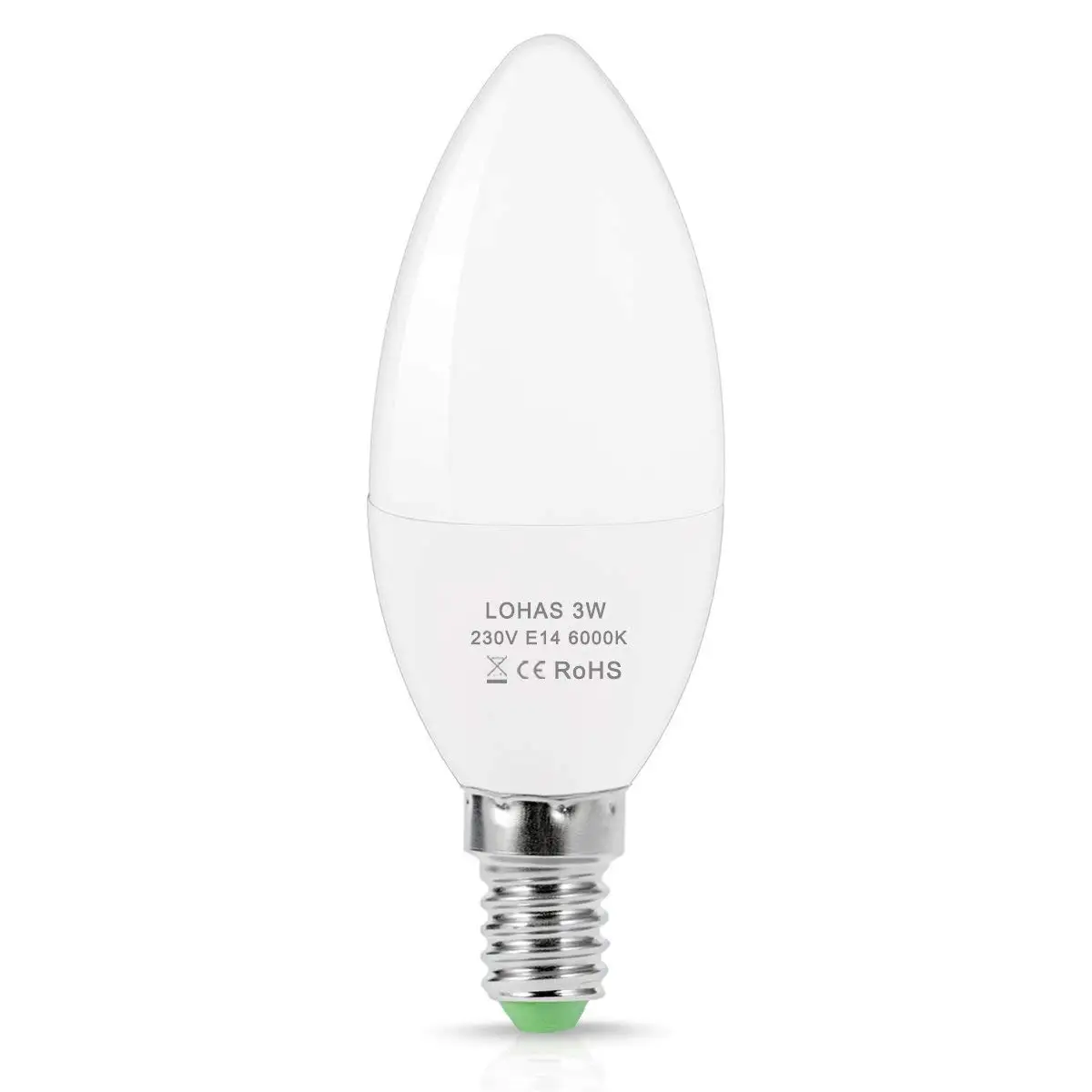 

3W/5W E14 LED Candle Light Bulbs 25W Incandescent Bulbs Equivalent 3000/6000K Day White 250lm Small Edison Screw Candle Bulbs