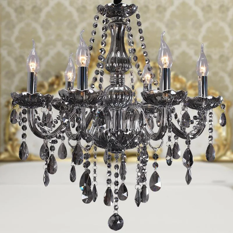 люстра серая. Ivele bohemia 1413/5/141/pa, e14, 200 вт. серый хрусталь. серый хрусталь. люстра laurent chandelier grey 65.