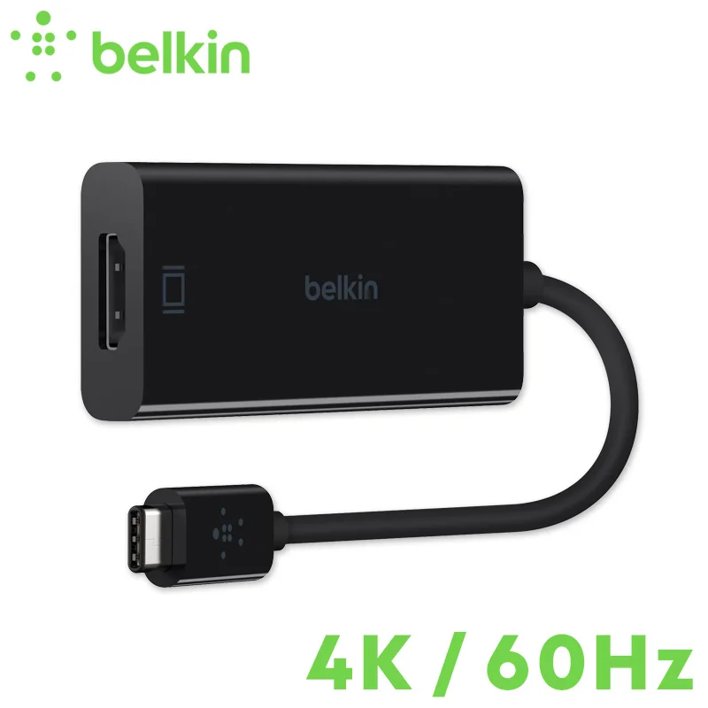 Belkin оригинальный USB-C к HDMI адаптер 4 К/60 Гц Тип-C кабель для HDTV MacBook Pro с розничной