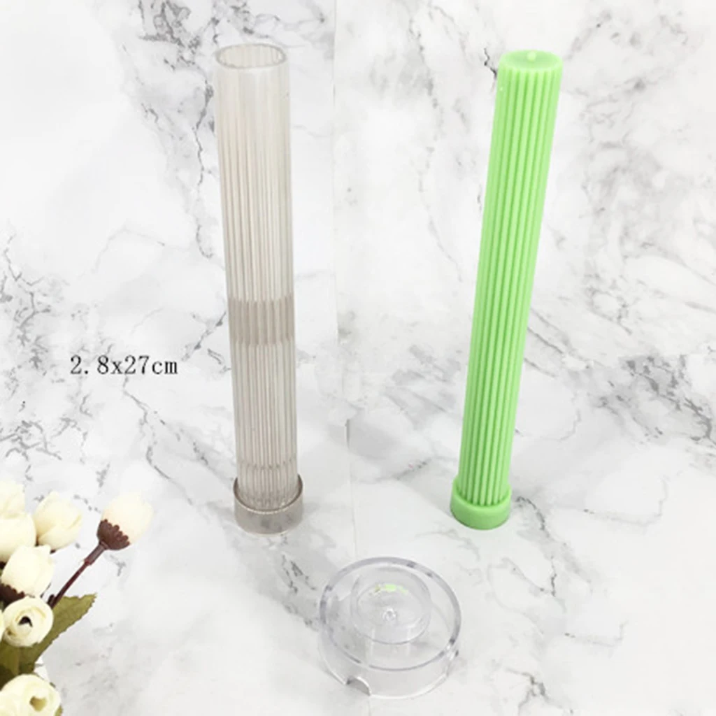 Cylinder Clear Candle Molds High Temperature Resistance Soap Candles Making Models DIY Crafts Supplies
