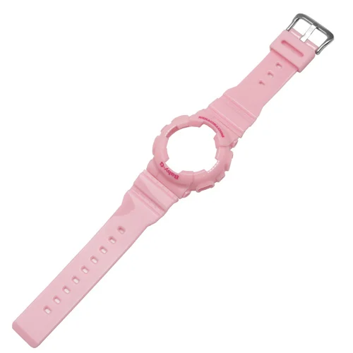 PEIYI Silicone Watchband Replacement Casio BABY-G BA-110 111 112 3A 4A2 Rubber Strap Sports Waterproof Lady Watch Chain - Band Color: color B