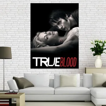 

New Arrive Custom True Blood Vampire Canvas Silk Poster for Home Decor Custom Print painting Art Picture 1 pcs custom
