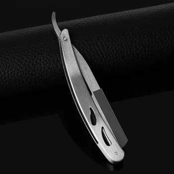 

1PC Men's Straight Edge Barber Razor Stainless Steel Folding Shaving Shaver Cutter Hair Removal Makeup Tool