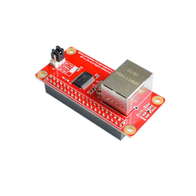 1 PC ENC28J60 Module ENC28J60 Ethernet Adapter LAN Network Adapter Module for Raspberry Pi Zero Board Network Adapter (2)