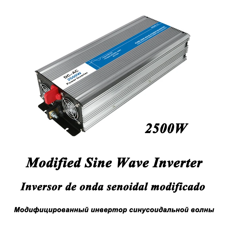 

DC-AC 2500W Modified Sine Wave Inverter,LED Digital Display,with USB,DC to AC Frequency Converter Voltage Electric Power Supply
