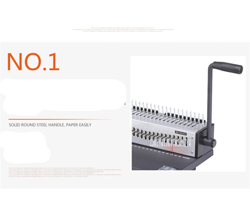 SD-1501A21, офисная машина, переплетная машина, ручные расчески/зажимы для связывания бумаги А4, скрепленные 21 отверстие размер отверстия 3*8 мм