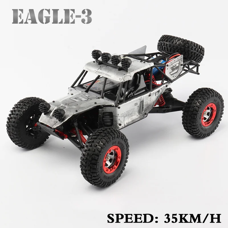 Feiyue FY03 Eagle-3 1/12 2,4G 4WD пустынный внедорожник RC автомобиль лучший подарок для детей мальчик игрушки с пенопластом коробка - Цвет: 35km-silver