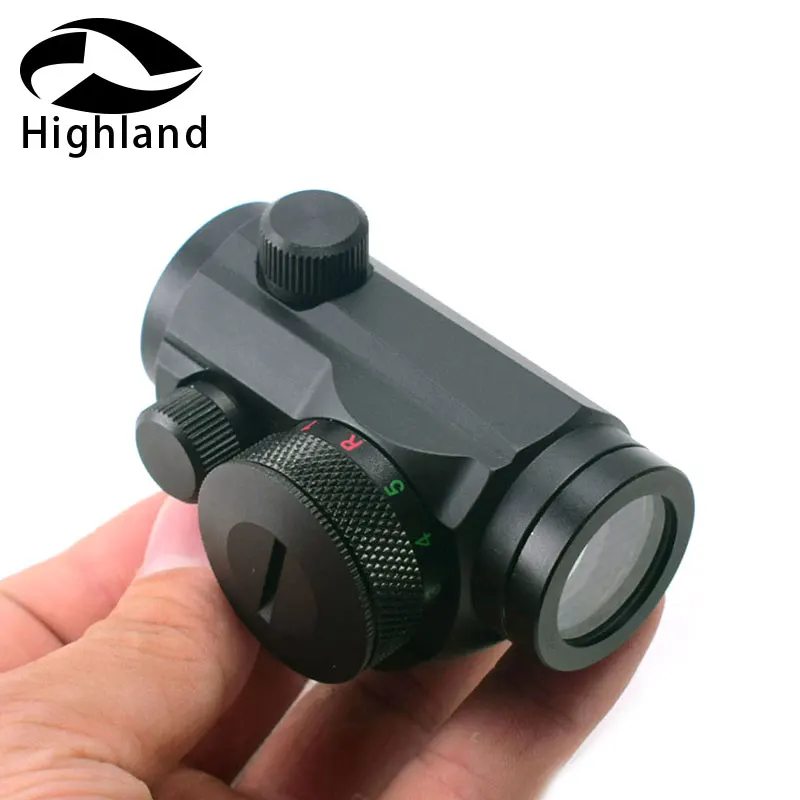 

Tactical Mini 1X22 Red Green Dot Sight Hunting Optics Riflescope 5 models brightness adjustment Rifle Scope Reflex Lens