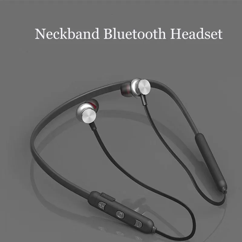 Bluetooth наушники беспроводные наушники с шейным MP3 музыка игра видео гарнитуры sweatproof Спорт микрофоном вкладыши для xiaomi apple iphone