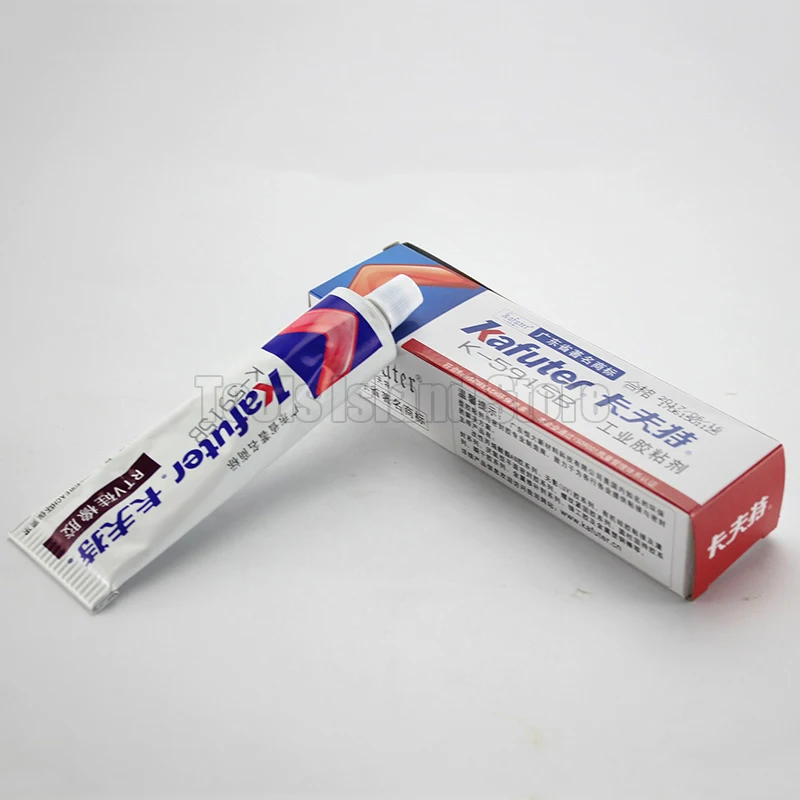 Kafuter 100 г K 5915B черный Быстросохнущий термостойкий уплотнительный клей