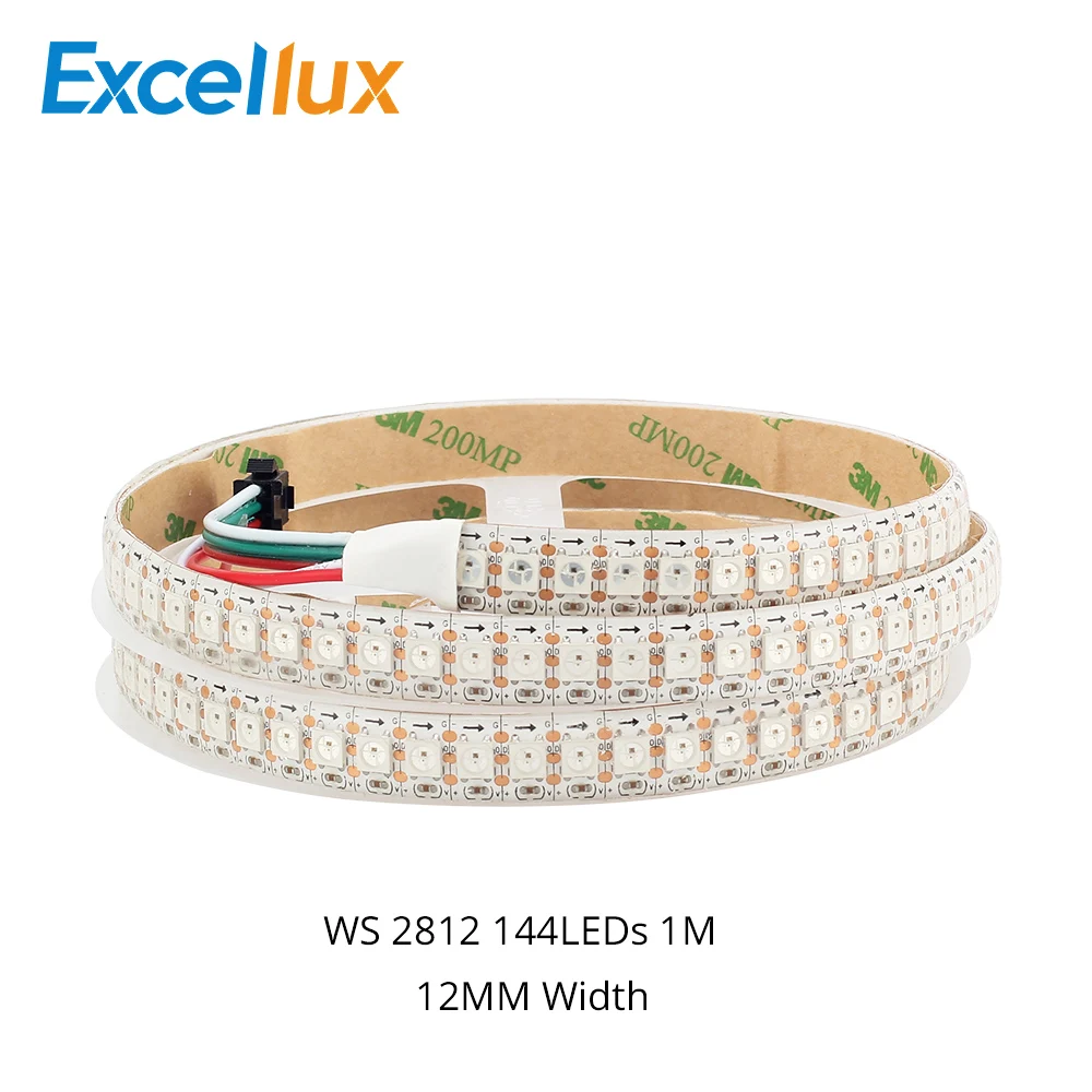 

DC5V LED pixel Strip 1M 5050 RGB WS2812 2812B Pixel Digital LED Strip 144LEDs/M IP20 IP67 Waterproof For Indoor/Outdoor Decorate