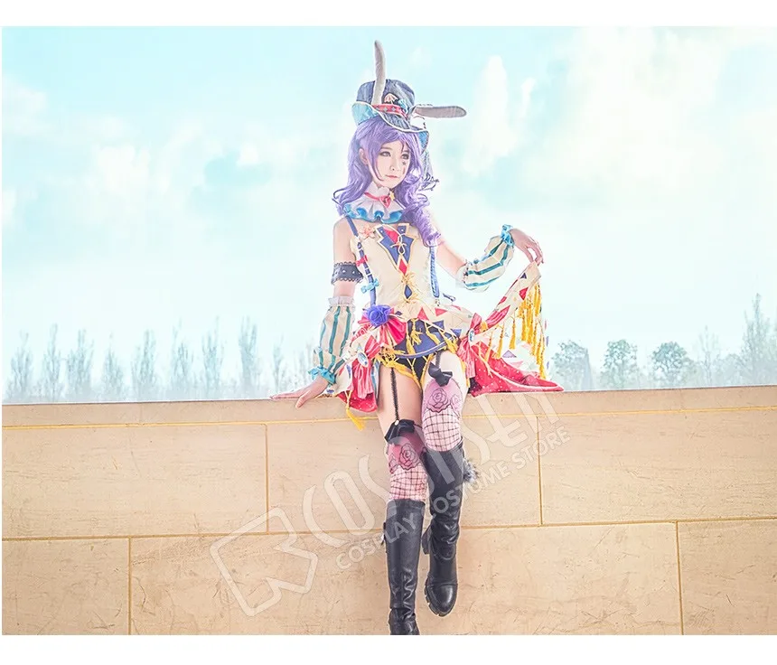 COSPLAYONSEN Love Live! Цирк Ver. После пробуждения платье Toujou Nozomi Косплей Костюм все размеры