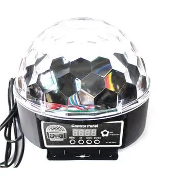 

Portable Voice-Activated RGB LED Crystal Magic Rotating Ball Light Disco Balls Light For Party Stage LED Magic Ball Nightlight