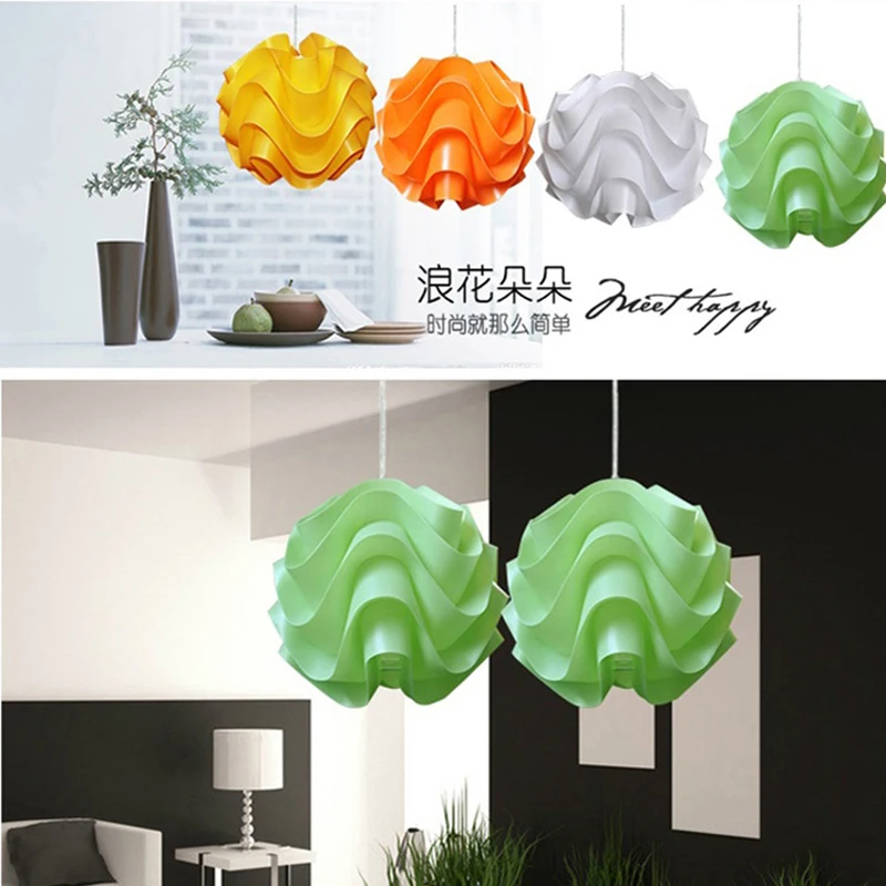 IQ Lamp DIY Modern Ball Novelty IQ Jigsaw Lamp Puzzles Pendant Light