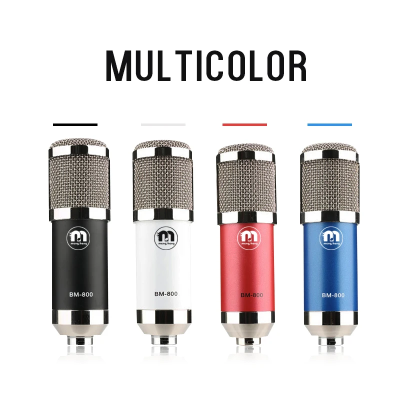 Bm 800 конденсаторный микрофон для компьютера караоке mic bm800 Поп фильтр подвес