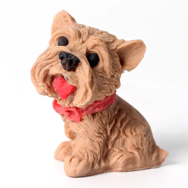 

Silicone Soap Candle Molds 3D Dog Shape Fondant Cake Decorating Tool Chocolate Sugarcraft Mould DIY