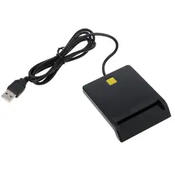 USB 2,0 адаптер считывания смарт-карт EMV USB общий доступ для SIM/ATM/IC/ID кардридер для камеры карты памяти