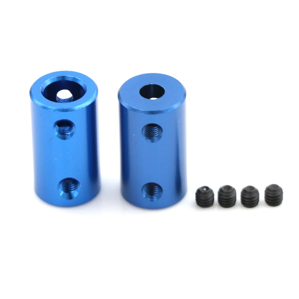 

5mm 3D Aluminum Alloy Coupling Bore Printers Parts Blue Flexible Shaft Coupler Screw Part For Stepper Motor Accessories