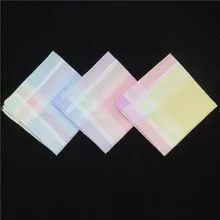 Новинка, 3 шт., Женский клетчатый платок, полотенца для рук, для женщин, для свадебной вечеринки, хлопковые носовые платки, для девушек, mendil zakdoek katoen chustki H08