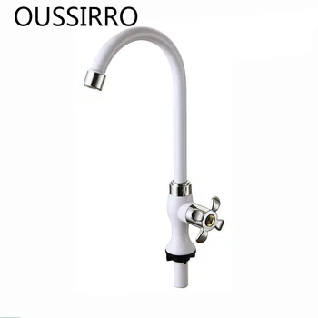 

G1/2 Standard Fashion ABS Kitchen Faucet Single Cold Water Faucet Basin Bathroom Water Tap Chrome Kitchen Accessories