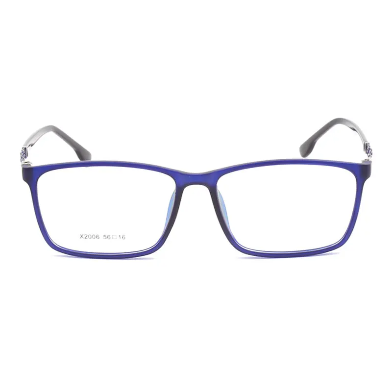TR90 Прямоугольная оправа для очков Модная полная оправа оптическая близорукость по рецепту прозрачная компьютерная оправа для очков X2006 очки