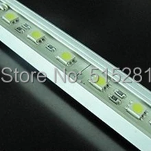 10 шт./упак. супер яркий Жесткий Led жёлтый декоративный светодиодный Дюралайт светильник DC12V 50 см 36 светодиодов, теплый белый/холодный белый SMD 5630 адвокатского сословия СИД