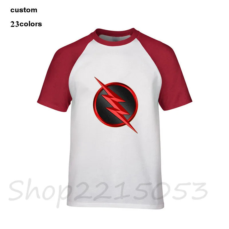 Мужские футболки с 3D принтом DC герой комиксов The Flash speed Force для мальчиков Harajuku