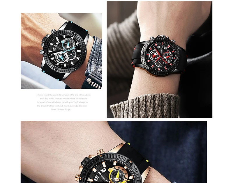Watch Men 2019 MINIFOCUS Waterproof Silicone Wrist Watches Mens Luxury Brand Top Fashion Sport Wristwatch Men Quartz Male Clock (7)