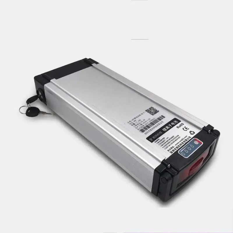 Flash Deal 48V 15AH Lithium Carrier Battery Rear Rack For 1000W 48V Electric E Bike with Charger High Quality 5