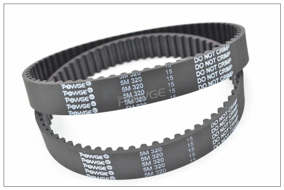 Correia síncrona de circuito fechado em pó,