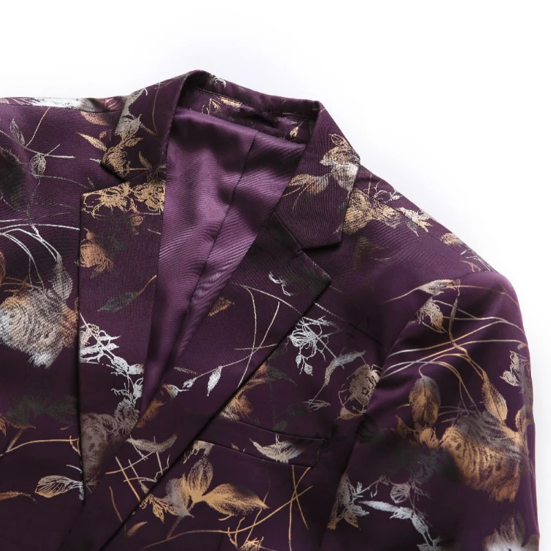 Классические цветы костюм для мужчин куртка Размеры 6XL Досуг блейзер мужские костюмы 2019 Мода Банкетный платье человек пальто для будущих