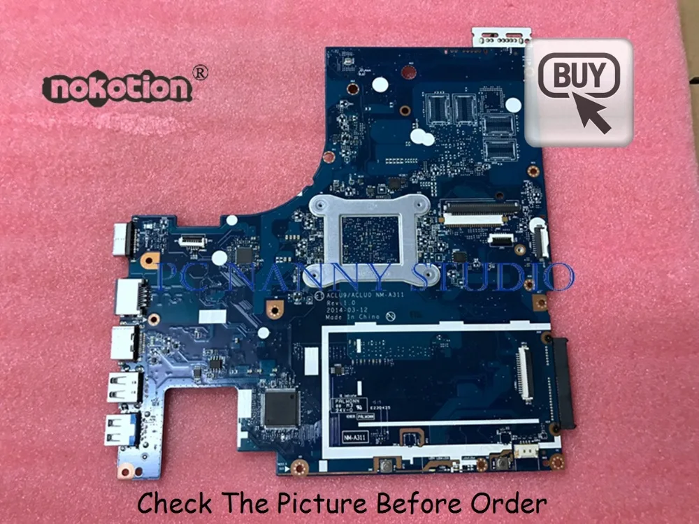 Placa-mãe para Computador Portátil Lenovo G50 Aclu9 Aclu0 Cabeçote N2840 Ddr3 Testada Placa-mãe para notebook - Imagem 2
