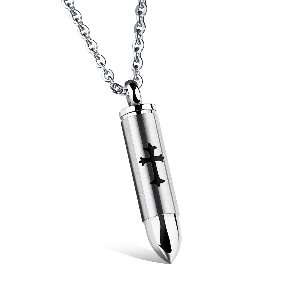 Punk jewelry fashion popular brand men bullet pendant necklace necklace