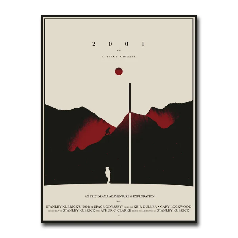 

Art Silk Or Canvas Print 2001 A SPACE ODYSSEY Movie Poster 13x18 24x32 inch For Room Decor Decoration-004