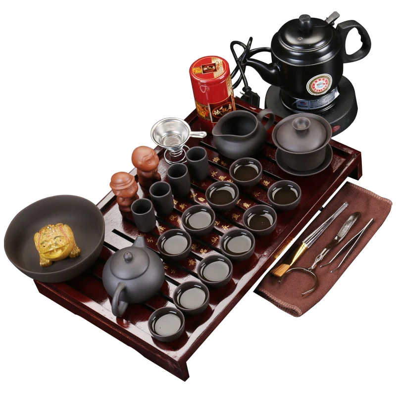 Zisha tea set package Dr. Tea kettle teapot trough tea ceremony